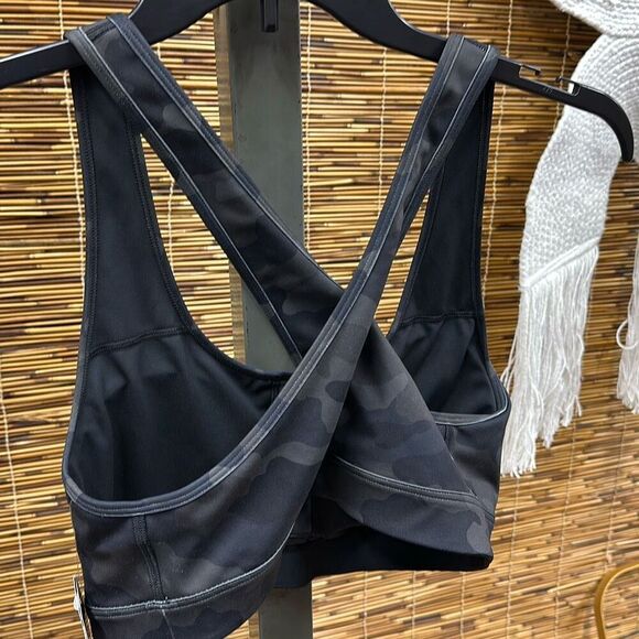 ID Ideology Plus Size Camo-Print Medium-Impact Sports Bra, Created for Macy's - Picture 3 of 3